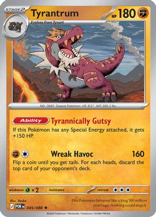 Tyrantrum 045 - ME03 Perfect Order Holofoil