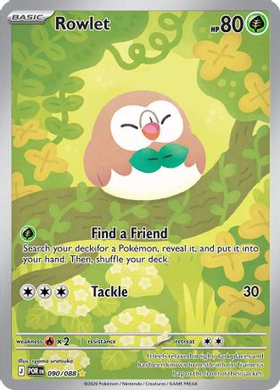 Rowlet 090/088 - ME03 Perfect Order Holofoil