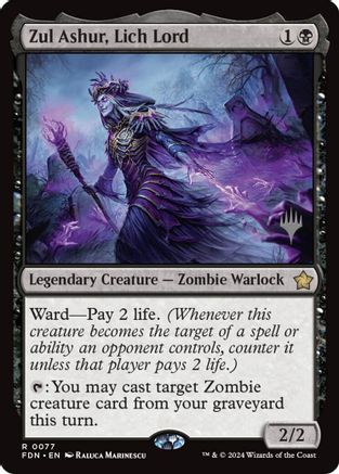 Zul Ashur, Lich Lord (PPECL-077) - Promo Pack: Lorwyn Eclipsed