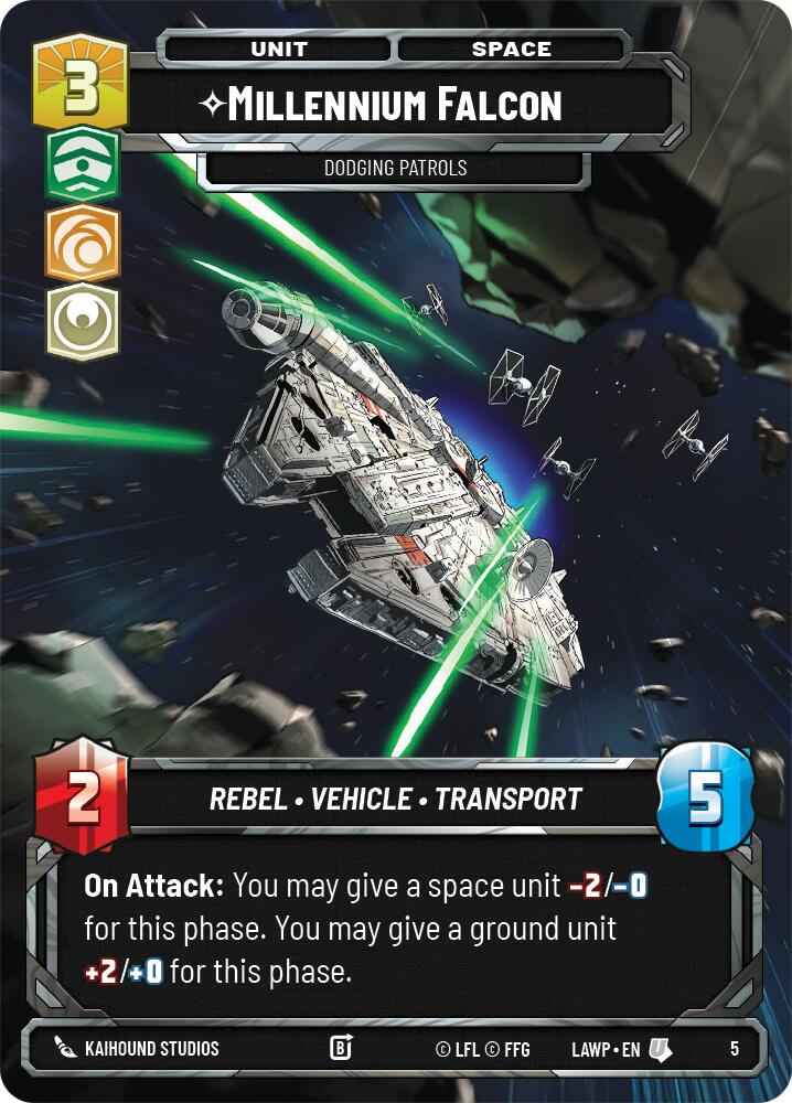 Millennium Falcon - Dodging Patrols (5) (5) [A Lawless Time: Weekly Play]