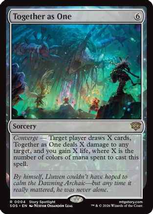 Together as One (SOS-004) - Secrets of Strixhaven Foil
