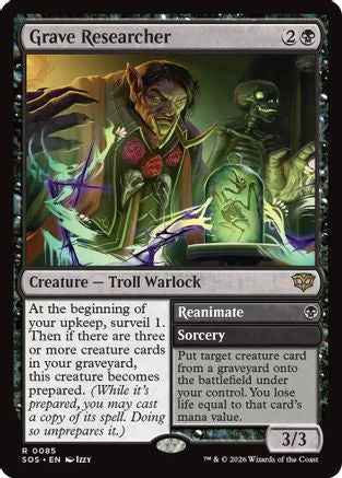 Grave Researcher (SOS-085) - Secrets of Strixhaven Foil