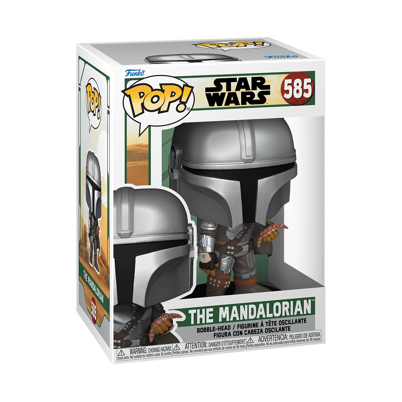POP! Star Wars: BoBF - Mando w/pouch