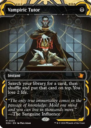 Vampiric Tutor (SOA-035) - Secrets of Strixhaven: Mystical Archive Foil