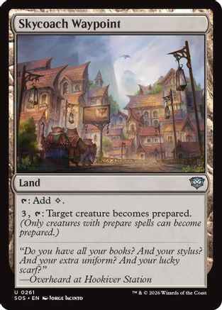 Skycoach Waypoint (SOS-261) - Secrets of Strixhaven Foil