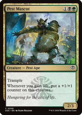 Pest Mascot (SOS-209) - Secrets of Strixhaven Foil