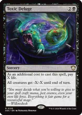 Toxic Deluge (SOC-120) - Commander: Secrets of Strixhaven
