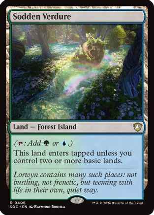 Sodden Verdure (SOC-406) - Commander: Secrets of Strixhaven