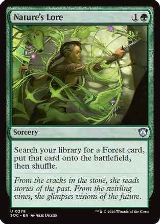 Nature's Lore (SOC-278) - Commander: Secrets of Strixhaven