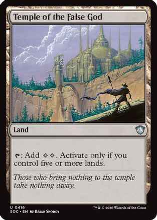 Temple of the False God (SOC-416) - Commander: Secrets of Strixhaven