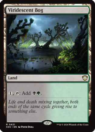 Viridescent Bog (SOC-421) - Commander: Secrets of Strixhaven