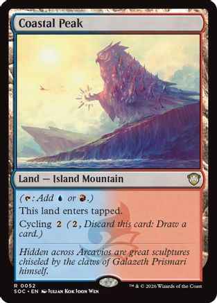 Coastal Peak (SOC-052) - Commander: Secrets of Strixhaven