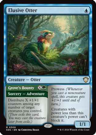 Elusive Otter (SOC-306) - Commander: Secrets of Strixhaven