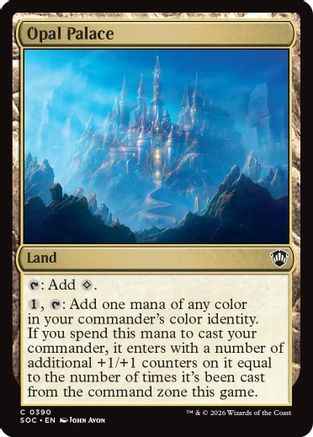 Opal Palace (SOC-390) - Commander: Secrets of Strixhaven