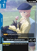 Sarah Zabiarov (Store Tournament Participant Pack 04) (GD03-087) - Gundam Promotional Cards Holofoil