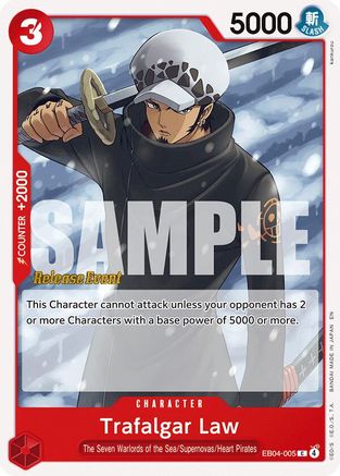 Trafalgar Law (EB04-005) - Adventure on Kami's Island Release Event Cards
