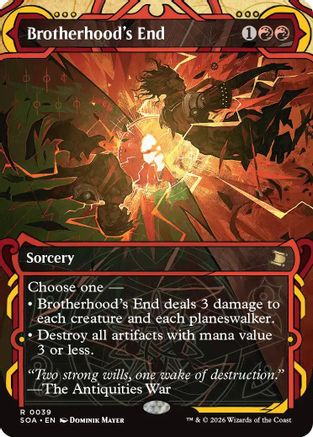 Brotherhood's End (SOA-039) - Secrets of Strixhaven: Mystical Archive