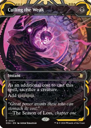 Culling the Weak (SOA-027) - Secrets of Strixhaven: Mystical Archive Foil
