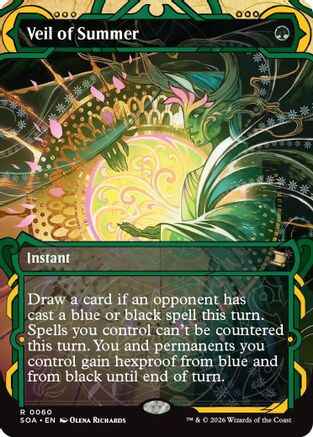 Veil of Summer (SOA-060) - Secrets of Strixhaven: Mystical Archive