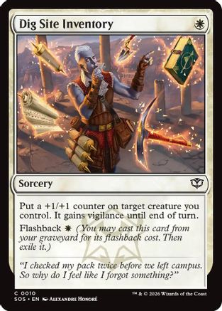 Dig Site Inventory (SOS-010) - Secrets of Strixhaven