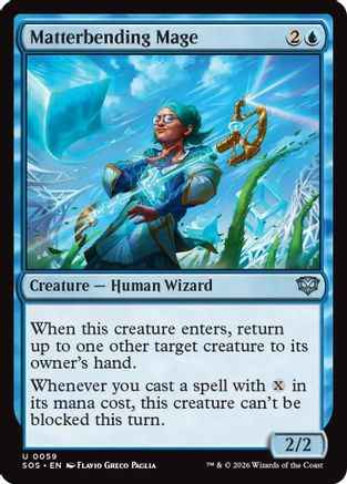 Matterbending Mage (SOS-059) - Secrets of Strixhaven