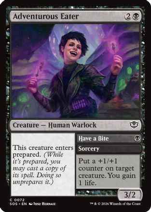 Adventurous Eater (SOS-072) - Secrets of Strixhaven Foil