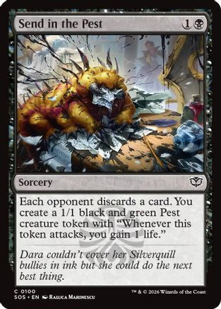 Send in the Pest (SOS-100) - Secrets of Strixhaven Foil