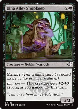 Ulna Alley Shopkeep (SOS-103) - Secrets of Strixhaven Foil