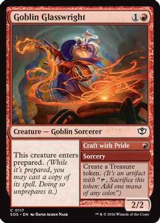 Goblin Glasswright (SOS-117) - Secrets of Strixhaven