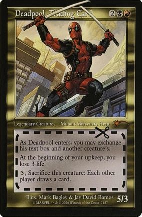 Deadpool, Trading Card (7127) (SLD-7127) - Secret Lair Drop Series