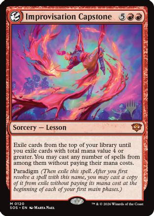 Improvisation Capstone (PPSOS-120) - Promo Pack: Secrets of Strixhaven Foil