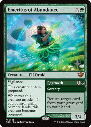 Emeritus of Abundance (PPSOS-145) - Promo Pack: Secrets of Strixhaven