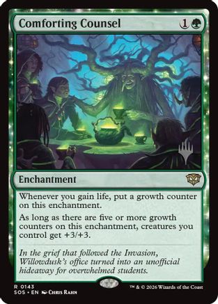Comforting Counsel (PPSOS-143) - Promo Pack: Secrets of Strixhaven Foil