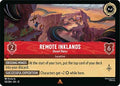 Remote Inklands - Desert Ruins (135/204) - Wilds Unknown Cold Foil