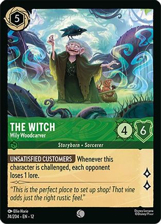 The Witch - Wily Woodcarver (74/204) - Wilds Unknown Cold Foil
