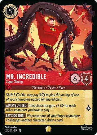 Mr. Incredible - Super Strong (127/204) - Wilds Unknown
