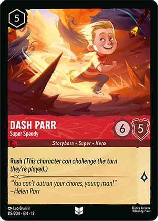 Dash Parr - Super Speedy (118/204) - Wilds Unknown