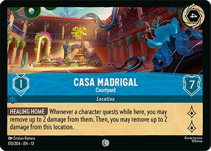 Casa Madrigal - Courtyard (170/204) - Wilds Unknown Cold Foil