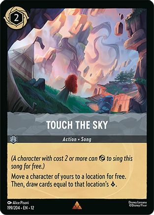Touch the Sky (199/204) - Wilds Unknown Cold Foil