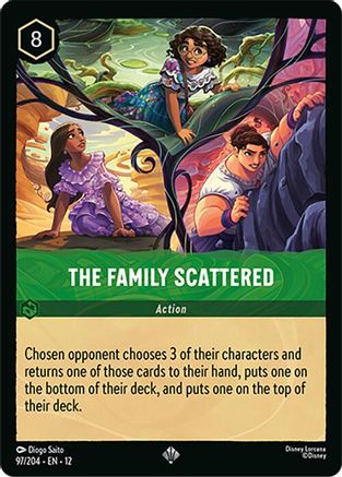 The Family Scattered (97/204) - Wilds Unknown Cold Foil