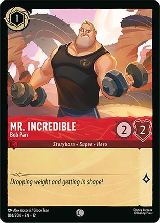 Mr. Incredible - Bob Parr (104/204) - Wilds Unknown