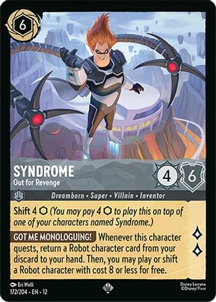 Syndrome - Out for Revenge (172/204) - Wilds Unknown