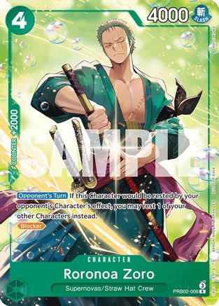 Roronoa Zoro (Welcome Pack 2026 Vol.1) (PRB02-006) - One Piece Promotion Cards
