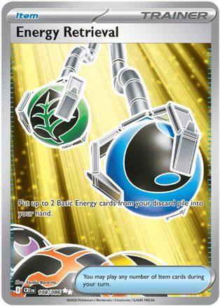 Energy Retrieval 108/null - ME04 Chaos Rising Holofoil