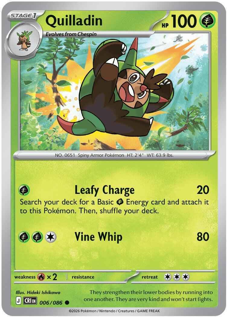 Quilladin (006/086) [Mega Evolution: Chaos Rising]