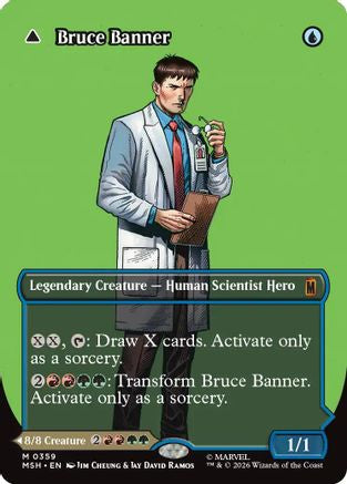 Bruce Banner (Borderless) (0359) (MSH-359) - Marvel Super Heroes