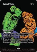 Primal Vigor (Borderless) (MAR-081) - Marvel Universe Eternal-Legal Foil