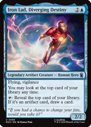 Iron Lad, Diverging Destiny (MSH-059) - Marvel Super Heroes Foil