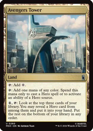 Avengers Tower (MSH-260) - Marvel Super Heroes Foil