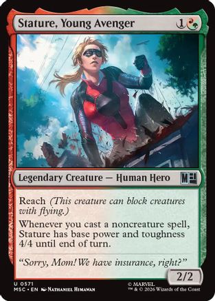Stature, Young Avenger (MSH-571) - Marvel Super Heroes Foil